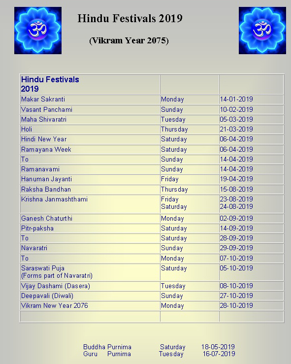 calander